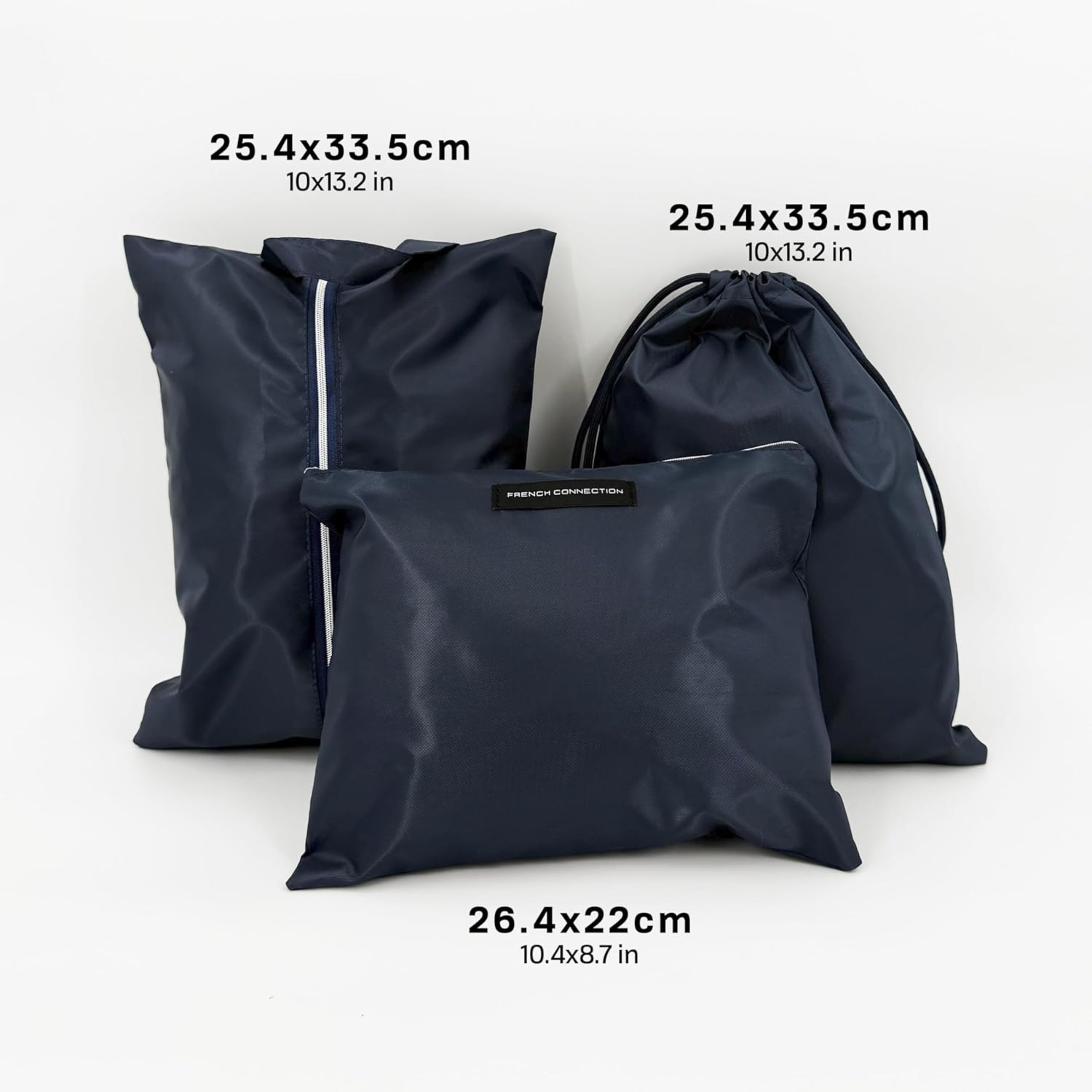 Organisateurs de Voyage | Lot de 6 pièces | Organiseurs de Bagage | Cubes de Rangement Valise Légers et Résistants Bleu