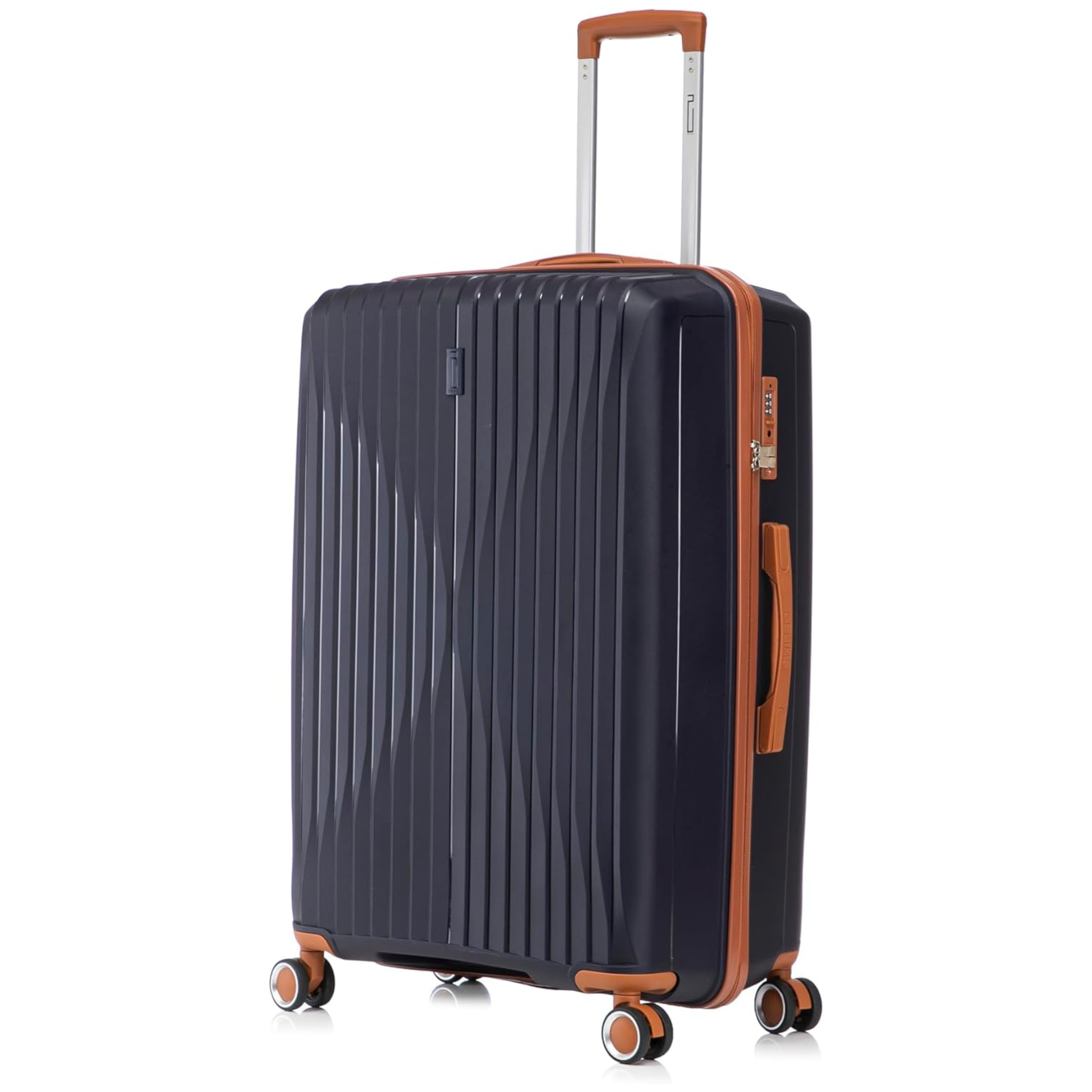 Maleta grande de polipropileno | Equipaje facturado de 23 kg | 75x45x28 | Rojo