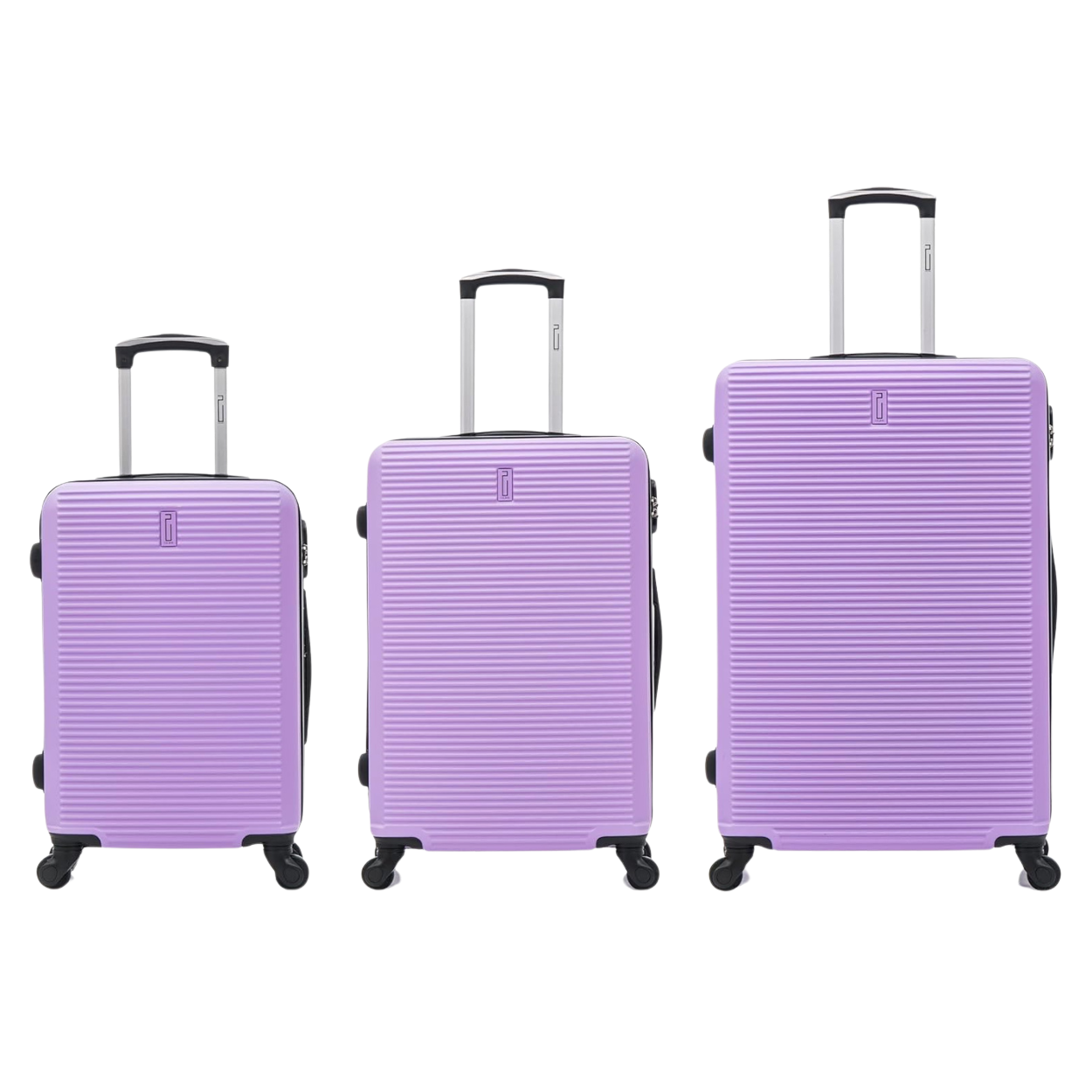 3-teiliges Wochenendkoffer-Set – Kabinenkoffer | Mittlerer Koffer | Großer Koffer – Lila