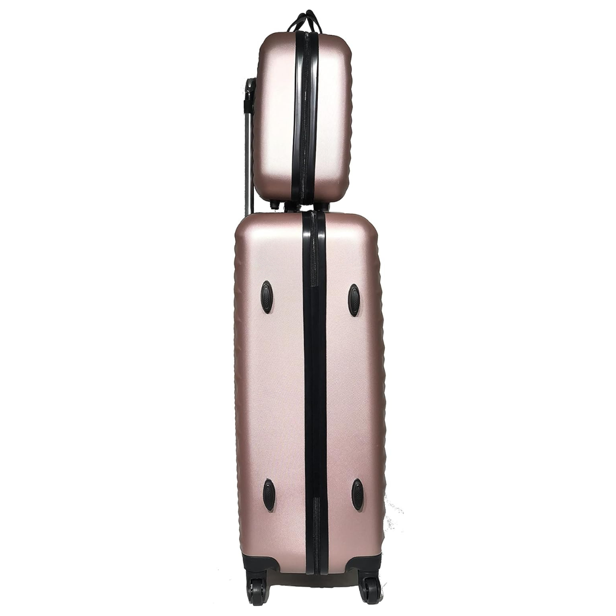 Valise Grande avec Vanity Urban | Grande Valise Rigide | 75x45x28 | Rose Gold - Celims France