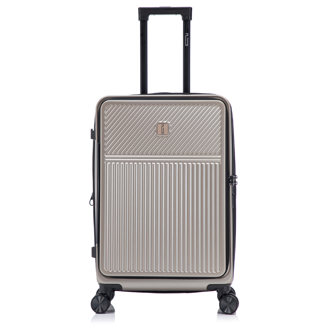 Valise Soute L (65 cm) ABS – Front Opening - Extensible & Serrure TSA