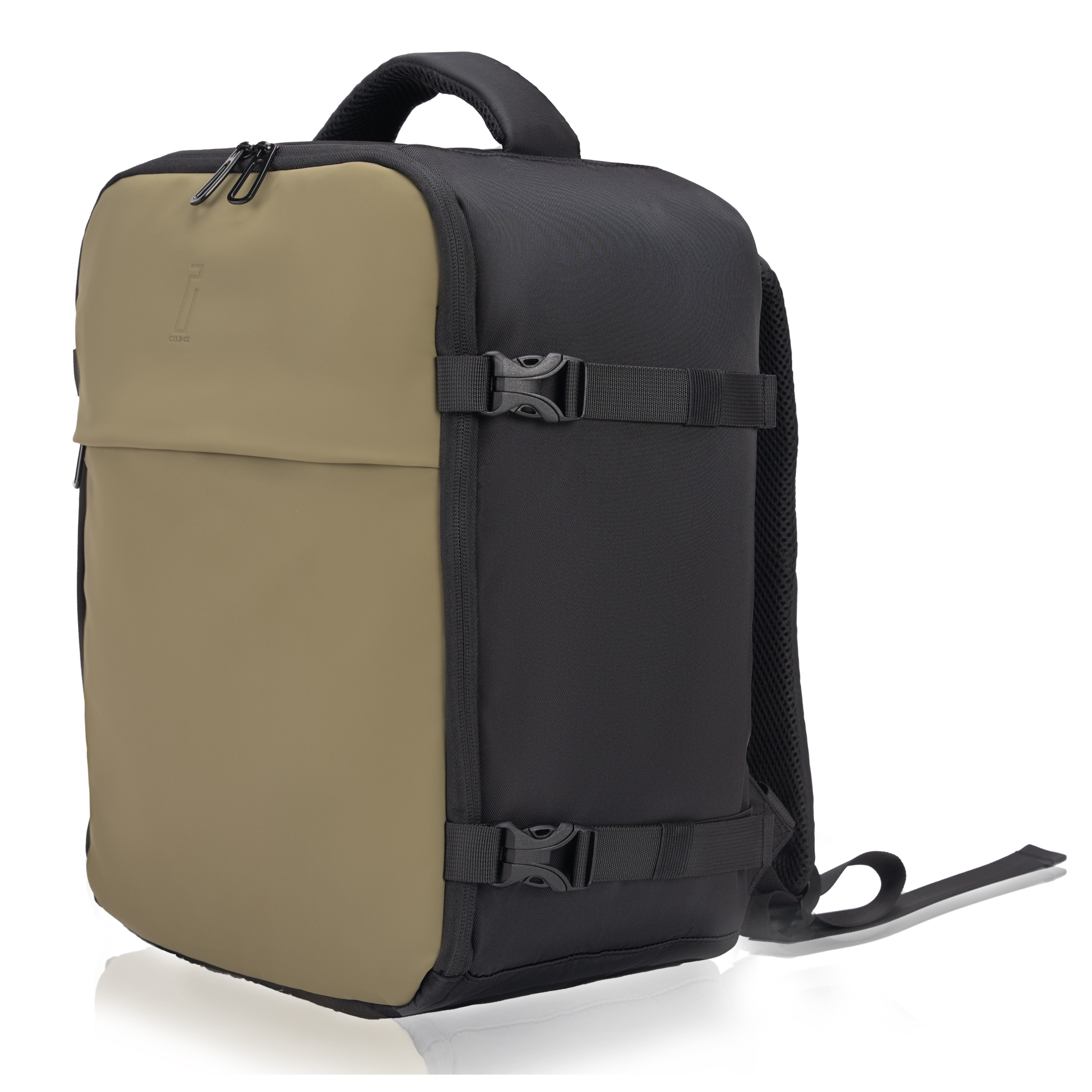 Zaino CELIMS 40x30x20 - Bagaglio a mano - Impermeabile - Beige