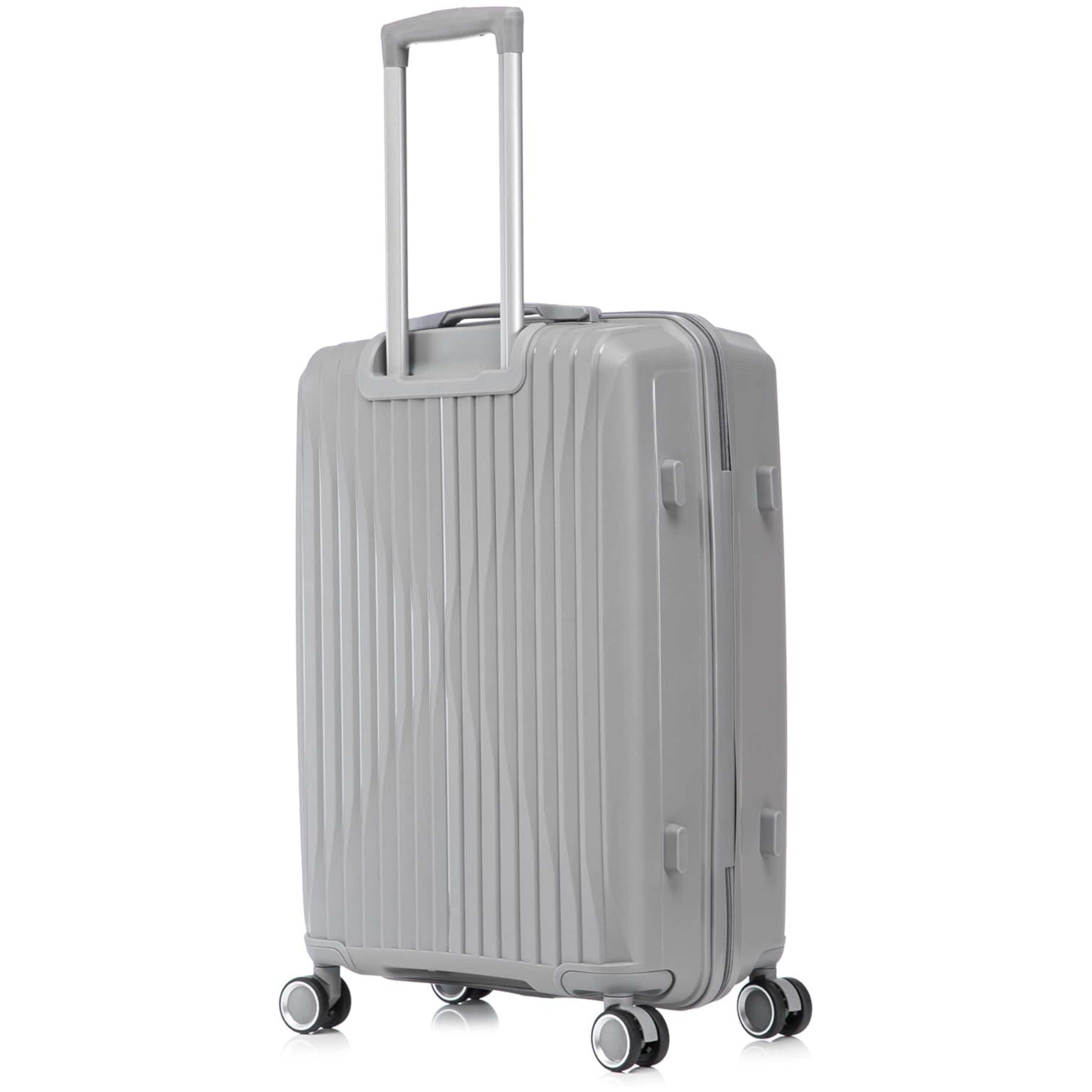 Valise Grande Taille En Polypropylène | Valise Soute 23 kg | 75x45x28 | Gris
