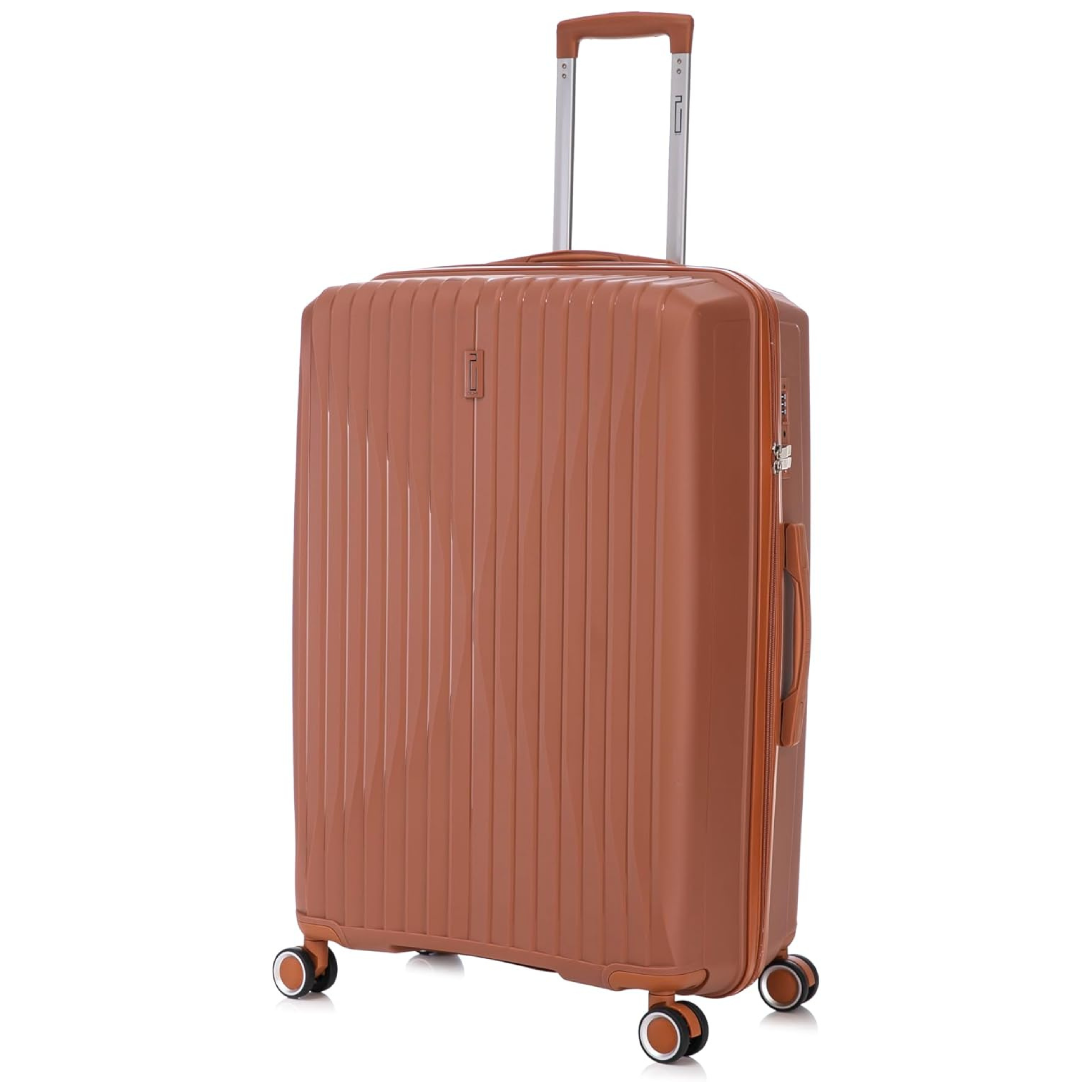 Maleta grande de polipropileno | Equipaje facturado de 23 kg | 75x45x28 | Rojo