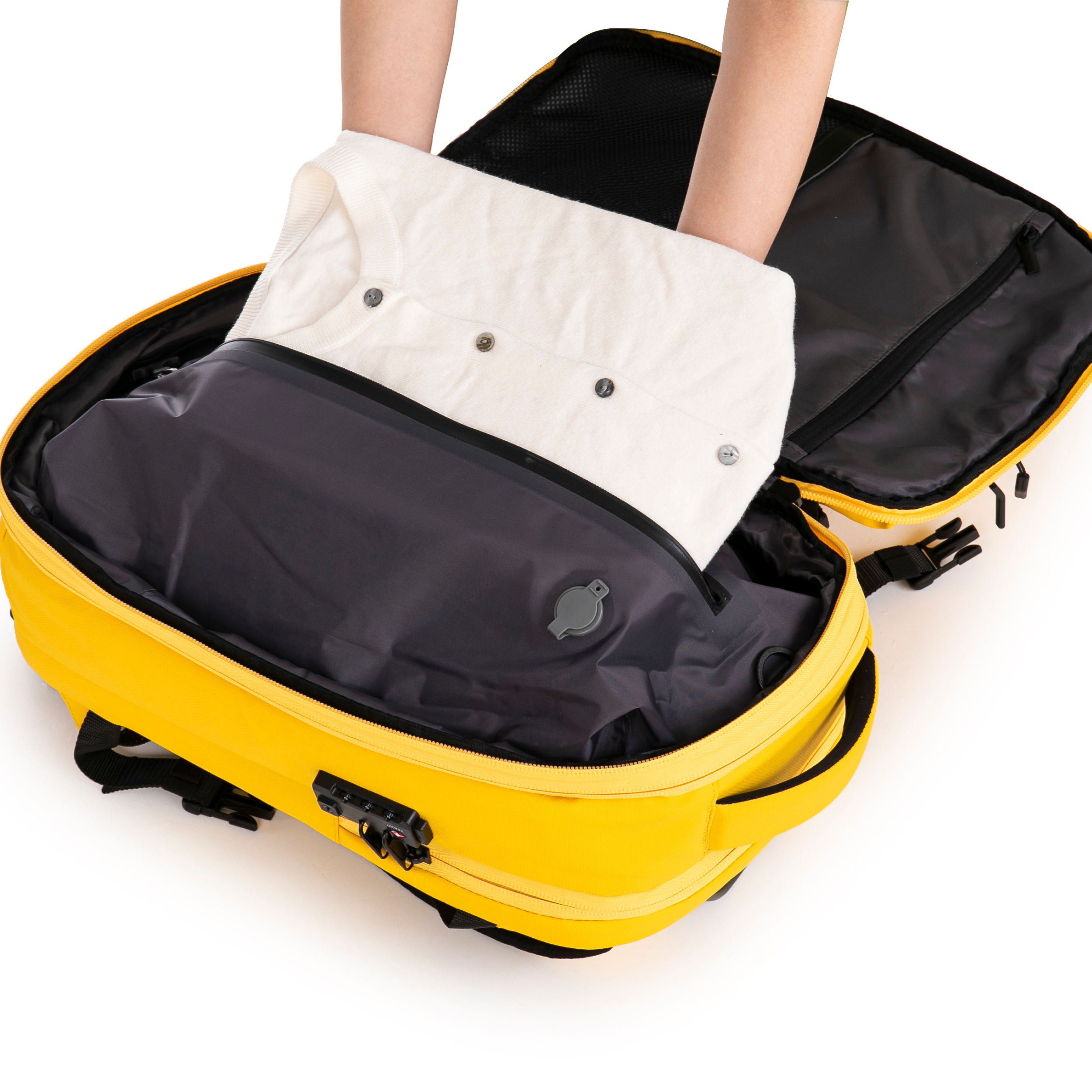 Zaino comprimibile V2 – Con o senza pompa, sacco di compressione incluso