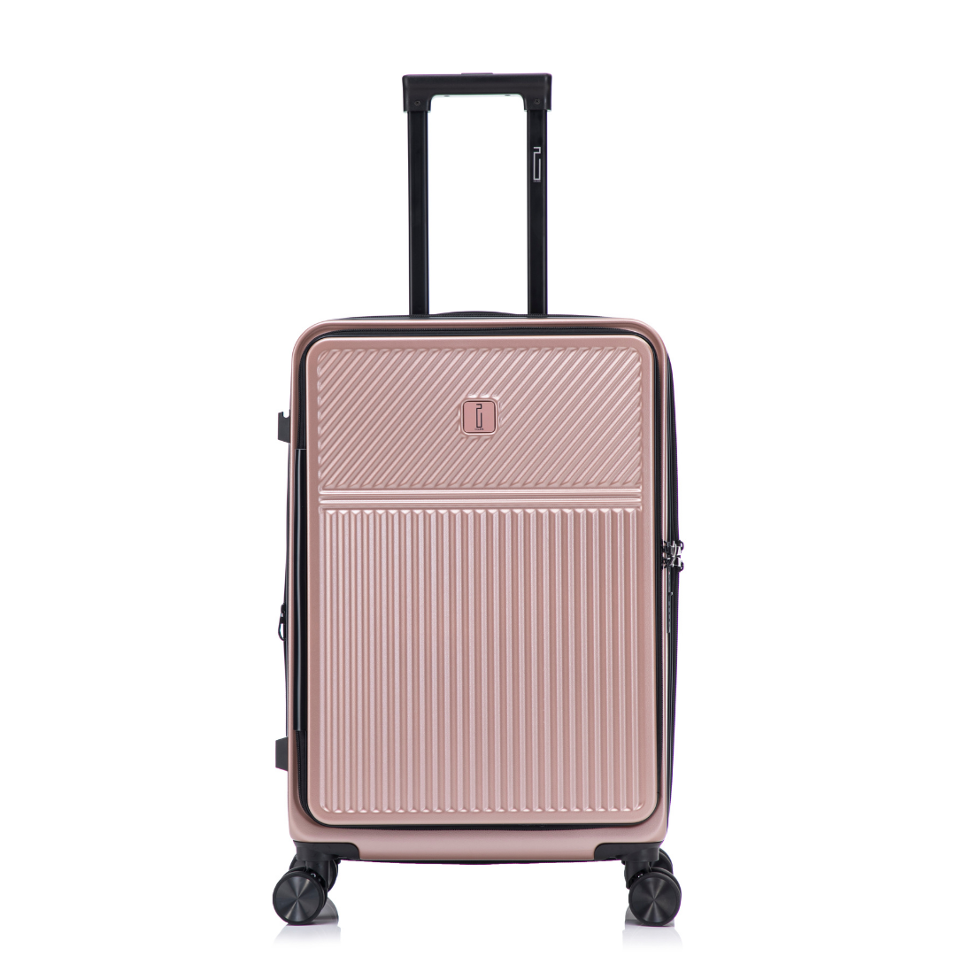 Valise Soute L (65 cm) ABS – Front Opening - Extensible & Serrure TSA