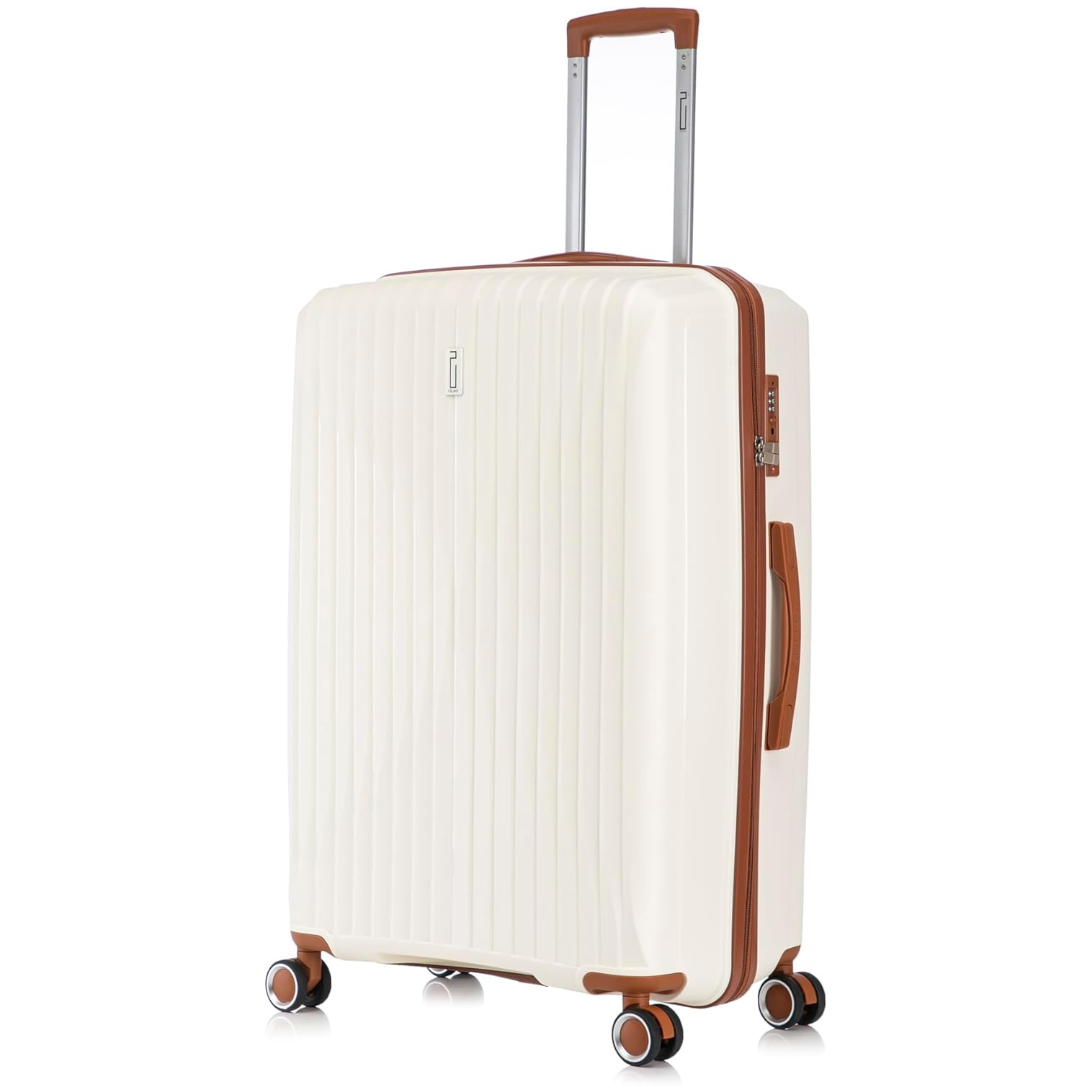 Maleta grande de polipropileno | Equipaje facturado de 23 kg | 75x45x28 | Rojo