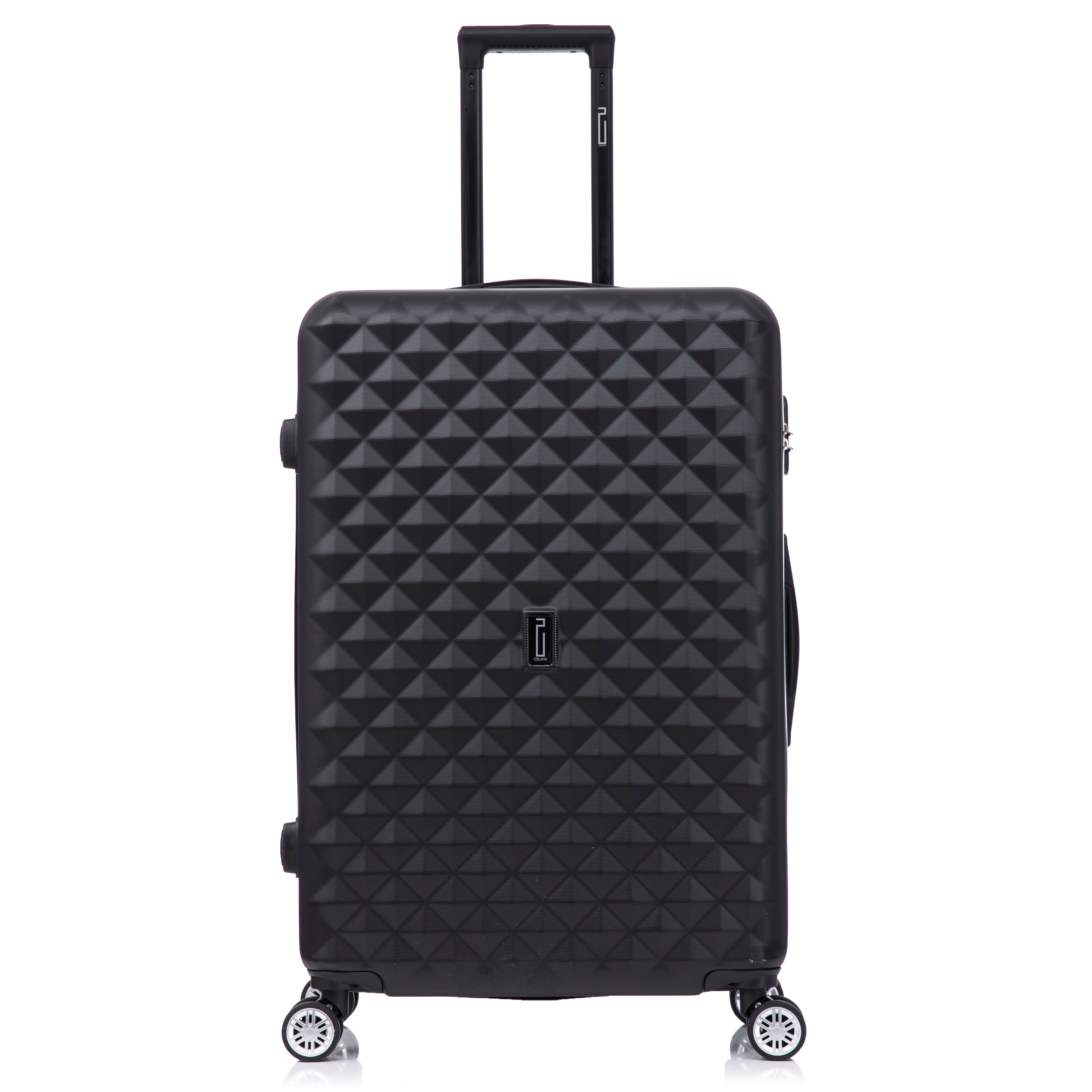 Valigia grande da città | Custodia rigida grande | 75x45x28 | Nero