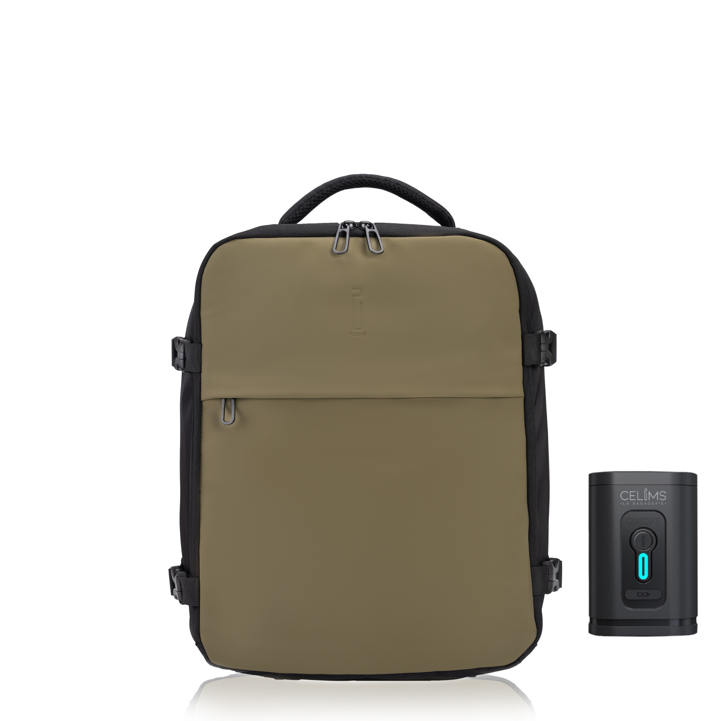 Zaino CELIMS 40x30x20 - Bagaglio a mano - Impermeabile - Beige