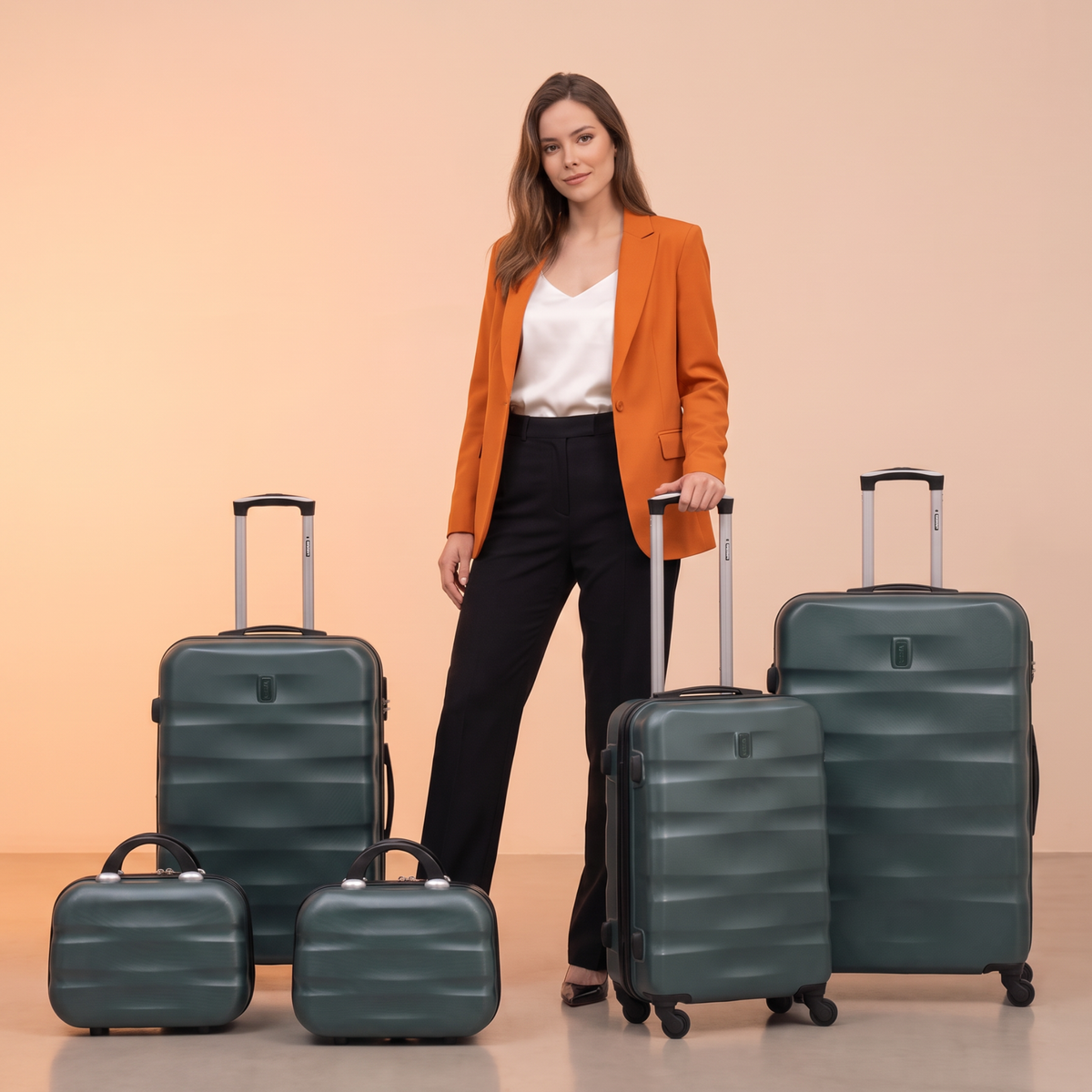 SET - Set 5 Valigie - ABS (XL-75cm) (L-65cm) (S-55cm) r