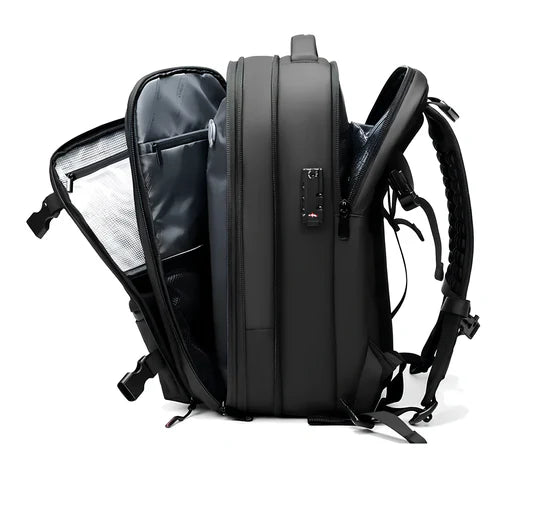 Sac à dos / Backpack compressible sous vide – Avec ou sans pompe – Noir
