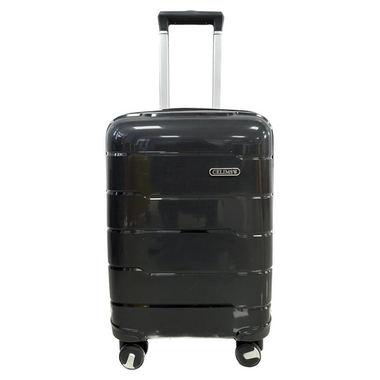 Valise_Cabine_Polypropylene_Bagage_Cabine_55x40x20_Noir_-_Celims_France