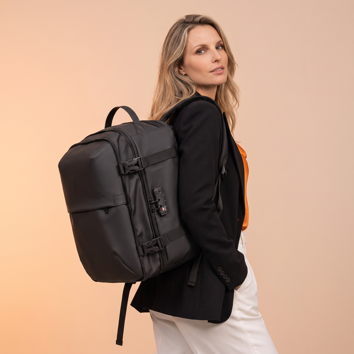 AirPlus (sotto il sedile) – Zaino sottovuoto 40x30x20 CELIMS - Bagaglio a mano - Impermeabile - Scomparto per computer rimovibile
