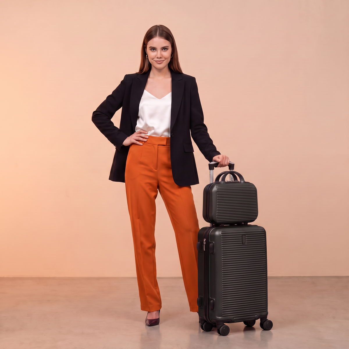 Valigia da cabina e beauty case ABS - S (55 cm) (30 cm) 