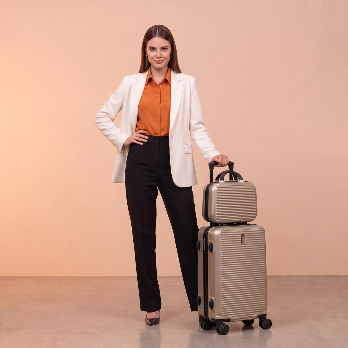 Valigia da cabina e beauty case ABS - S (55 cm) (30 cm) 