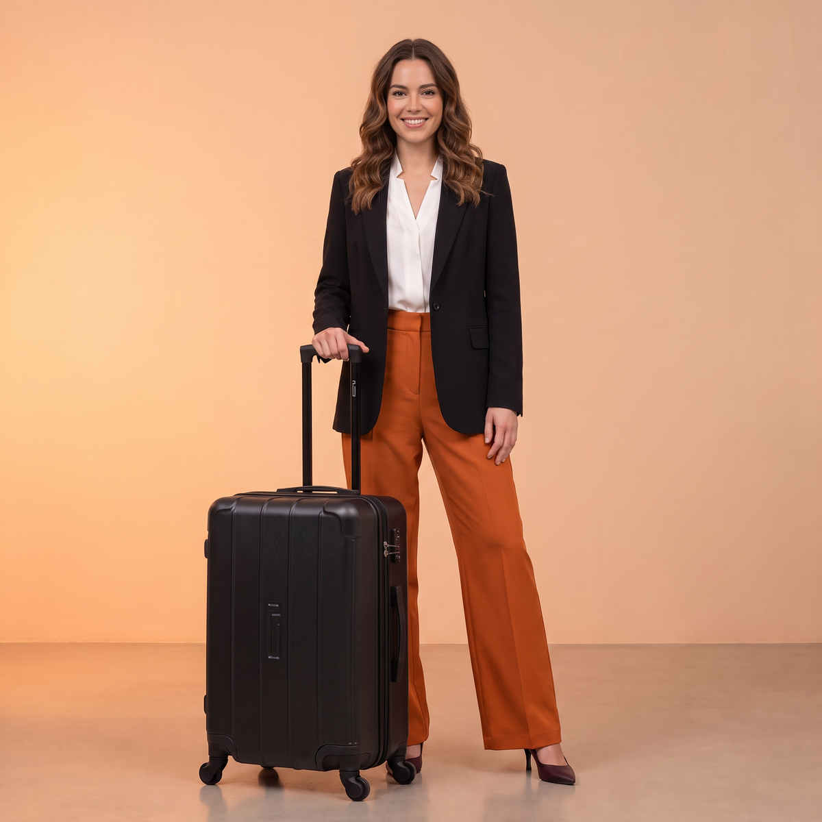 Valigia media rigida Trunk L – 65 x 40 x 30 cm – Chiusura TSA