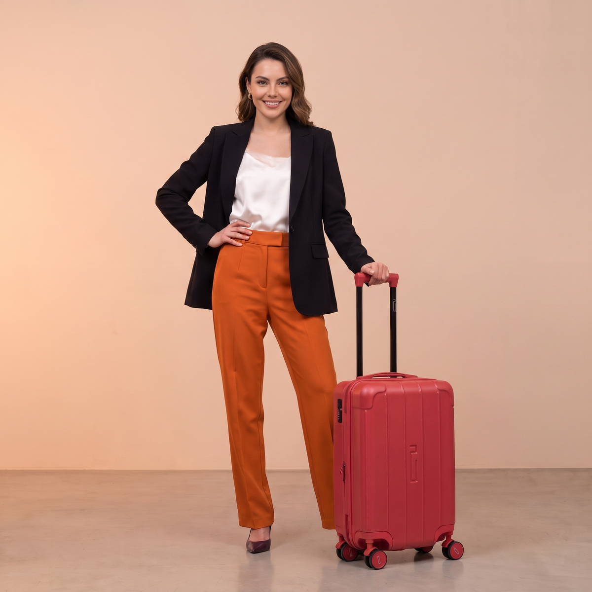 Bagaglio a mano rigido Trunk S – 55 x 35 x 25 cm – Lucchetto TSA