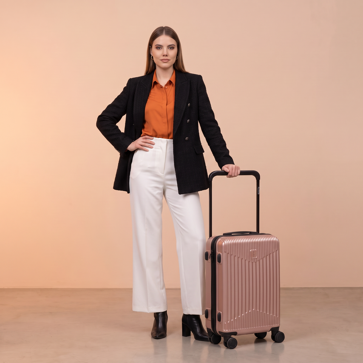 Trolley Cabina 55 cm ABS – Wide Trolley - Espandibile e Serratura TSA